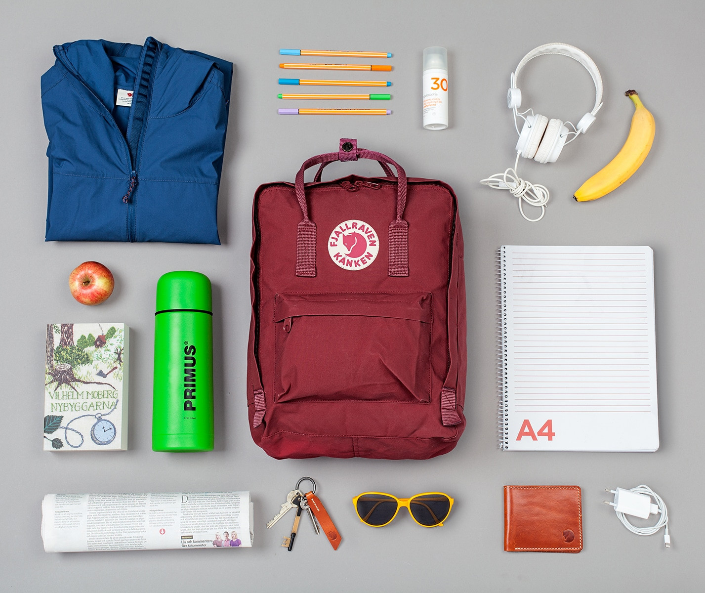 Qué cabe y cómo es por dentro una mochila Fjallraven Kanken