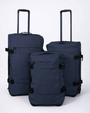 BIENOTI 403055 TROLLEY WATERPROOF DE 2 RUEDAS Azul Marino (3 Piezas)
